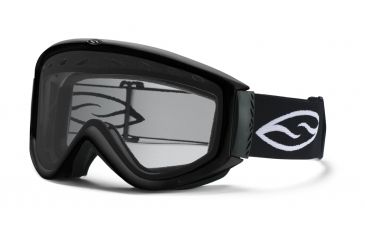 Image of Smith Cascade Ski Goggles - Black Frame, Clear Lens