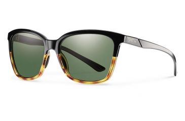 Image of Smith Optics Colette Sunglasses, Black Fade Tortoise Frame, Polarized Gray Green Lens, Polarized, CLPPGNBFT