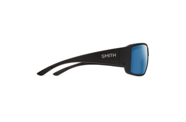 Image of Smith Optics Guides Choice Sunglasses, ChromaPop Polarized Blue Mirror Lens, Matte Black Frame, 20494712462QG