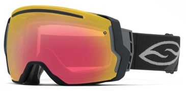 Image of Smith Optics I/O 7 Goggle Black Frame/Photochromic Red Sensor/Blackout Lens IE7PRZBK15