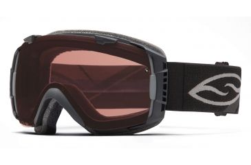 Image of Smith Optics I/O 7 Goggle Black Frame/Polarized Rose Copper/Blue Sensor Lens IE7EPBK15