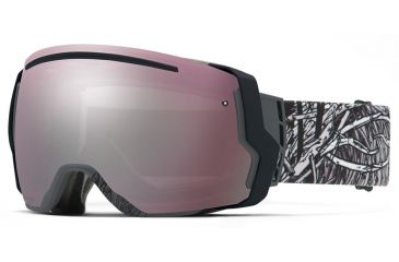 Image of Smith Optics I/O 7 Goggle Charcoal Stickfort Frame/Ignitor/Red Sensor Lens IE7ICS15