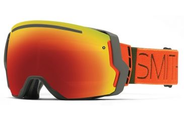 Image of Smith Optics I/O 7 Goggle Cyprus Block Frame/Red Sol-X/Blue Sensor Lens IE7DXYBL15
