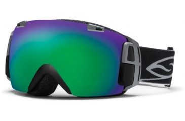 Image of Smith Optics I/O Recon Goggles - Blk Frame, Grn Sol X Mirror And Blue Sensor Mirror Lenses IR7NXBK12