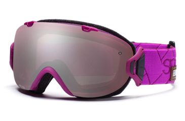 Image of Smith I/OS Goggles, Bright Plum Alpenglow, Ignitor Mirror And Red Sensor Mirror Lenses IS7IBA11
