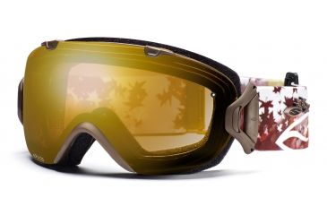 Image of Smith I/OS Goggles, Bronze Fallen, Gold Sensor Mirror And Ignitor Mirror Lenses IS7GMZF11