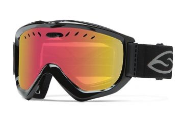 Image of Smith Optics Knowledge OTG Goggle Black Frame/Red Sensor Lens KN4RZBK15