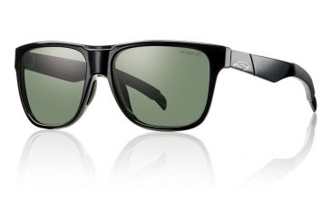 Image of Smith Optics Lowdown sg, Black/pol Gray grn chrom lens LDRPGNBK