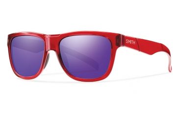 Image of Lowdown Slim Sunglasses-Red-Purple Sol-X Carbonic