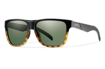 Image of Lowdown Sunglasses-Black Fade-Gray Green