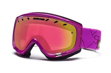 Image of Smith Phase Goggles, Bright Plum Alpenglow, Red Sensor Mirror PZ6RZBA11