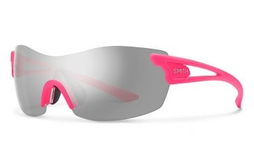 Image of Smith Optics Pivlock Asana Sunglasses, Matte Shocking Pink Frame, Platinum Lens, AACMGYMMSPK