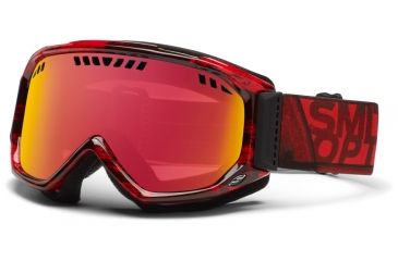 Image of Smith Optics Scope Goggles - Black/Red Dark Sky Frame, Red Sensor Mirror Lenses SC3RZDDS12