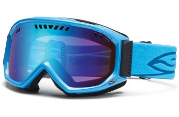 Image of Smith Optics Scope Goggles - Cyan Frame, Blue Sensor Mirror Lenses SC3ZCY12