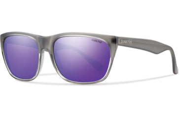 Image of Smith Optics Tioga Sunglasses - Womens, Smoke Split/ Purple Sol-X TOPCPRMSMS-N