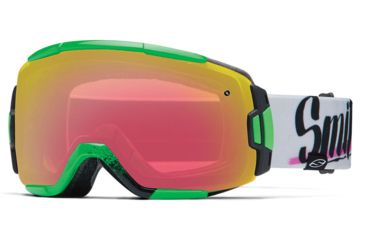 Image of Smith Optics Vice Goggle Neon Baron Von Fancy Frame/Red Sensor Lens VC6RZNF15