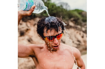 Image of Smith Resolve Sunglasses, Matte Black Frame, ChromaPop Red Mirror Lens, 20492600370X6