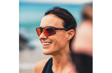 Image of Smith Resolve Sunglasses, Matte Black Frame, ChromaPop Red Mirror Lens, 20492600370X6