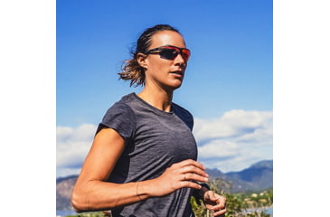 Image of Smith Resolve Sunglasses, Matte Black Frame, ChromaPop Red Mirror Lens, 20492600370X6