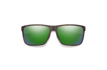 Image of Smith Riptide Sunglasses, Matte Tortoise Frame, ChromaPop Glass Polarized Green Mirror Lens, 203682HGC61UI