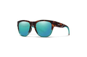 Image of Smith Rockaway Sunglasses, Opal Fade Frame, ChromaPop Polarized Opal Mirror Lens, 204316LJT52QG