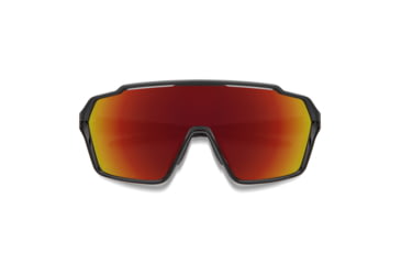 Image of Smith Shift MAG Sunglasses, Black Frame, ChromaPop Red Mirror Lens, 204056SUB99X6