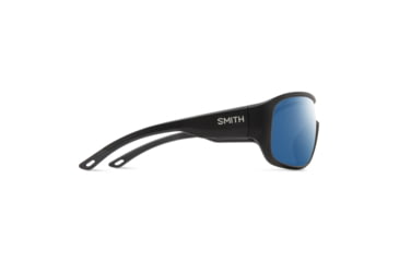 Image of Smith Spinner Sunglasses, Matte Black Frame, ChromaPop Polarized Blue Mirror Lens, 20498100399XX