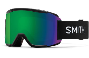 Image of Smith Squad Goggles, Black, Chromapop Sun Green Mirror, M006682QJ99MK