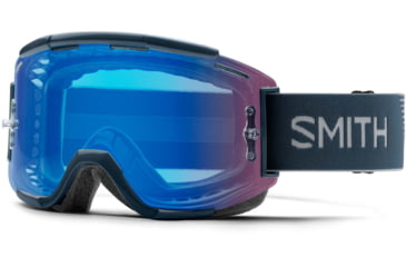 Image of Smith Squad MTB Goggle, ChromaPop Contrast Rose Flash Lens, Iron, M0084123M990N