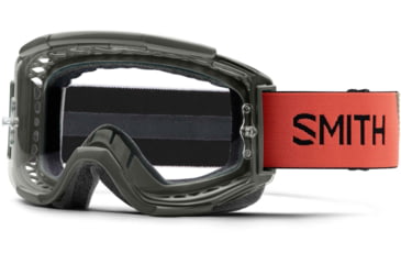 Image of Smith Squad MTB Goggle, Clear Anti-Fog Lens, Sage/Red Rock, M0084100799MY
