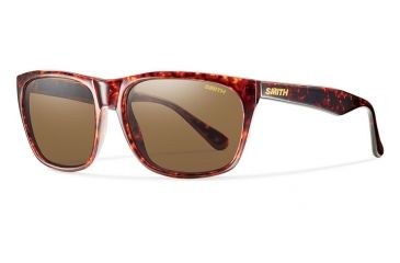 Image of Smith Tioga Sunglasses-Havana-Polarized Brown