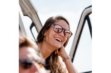 Image of Smith Wander Sunglasses, Tortoise Frame, ChromaPop Polarized Rose Gold Mirror Lens, 204931086559V