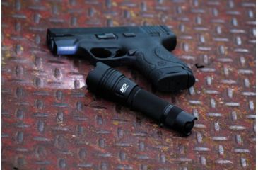 Image of Smith &amp; Wesson M&amp;P15 USB Rechargeable LED Flashlight, 800 Lumens, Black body/White LED 110221