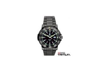 Image of Smith &amp; Wesson Magnum Tritium H3 Watch - 45 mm, Gun Metal Stainless Steel  SWW-357-GMSS SWW-357-GMSS