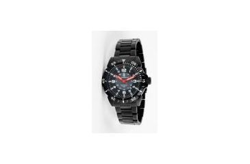 Image of Smith &amp; Wesson Men's Emissary Tritium H3 Watch - Black Stainless Steel and Zulu Strap SWW-88-B SWW-88-B