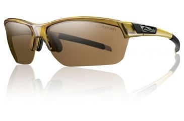 Image of Smith Optics Approach Max Sunglasses - Whiskey Frame w/ Polarized Brown/Ignitor/Clear Lens APMPPBRWS
