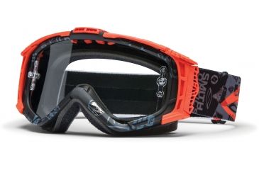 Image of Smith Optics Intake Sweat X MX Goggles - Black Pastrana Signature Frame w/ Clear Anti Fog Lens IX1CFKTP12