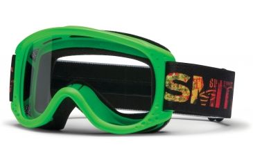Image of Smith Optics Junior MX Goggles - Green Frame w/ Clear Anti Fog Lens JX1CFGN13