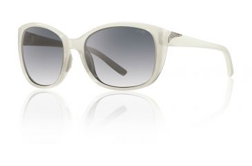 Image of Smith Optics Womens Lookout Sunglasses - Vintage White Frame w/ Gray Green Lens LTPCGNVW