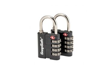Image of Snapsafe, A Hornady Company TSA Padlock, 2 Pack, Black, NSN N, 76020