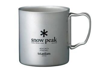 Image of Snow Peak Titanium Double Wall Mug, 600ml, MG-054R