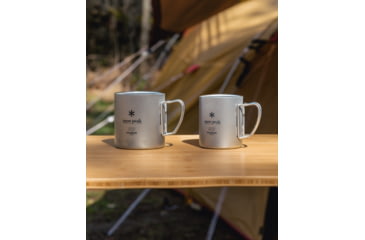 Image of Snow Peak Titanium Double Wall Mug, Titanium, 450 ml, MG-153