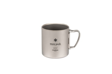 Image of Snow Peak Titanium Double Wall Mug, Titanium, 450 ml, MG-153