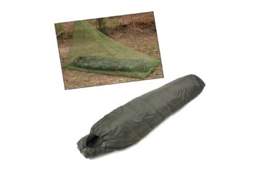 Image of SnugPak Backpacker Bundle - Mosquito Net and Slper Lite, Olive 4008284