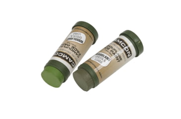 Image of SnugPak Camcon Camouflage Face Paint, 2 Pack, Woodland Green &amp; Loam, 61282