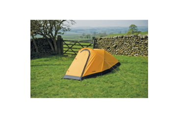 Image of SnugPak Journey Duo Tent, Pack 9 Lb, Low Profile Design, 75D 185T Ripstop Polyester, Sunburst Orange, 96002