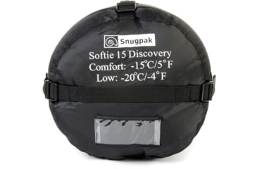 Image of SnugPak Softie 15 Discovery Sleeping Bag, Black, 91112