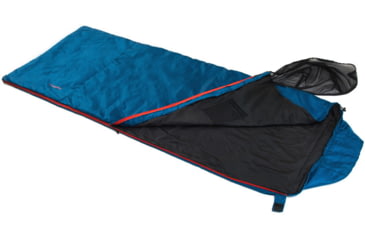 Image of SnugPak Travelpak Traveler Sleep Bag, Right, Petrol Blue, 98800