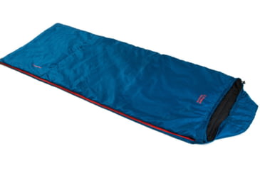 Image of SnugPak Travelpak Traveler Sleep Bag, Right, Petrol Blue, 98800