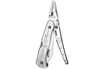 Image of SOG PowerDuo Needle Nose Pliers Multiool w/ Nylon Sheath, Combined, Polished Finish, Satin PD01N-CP